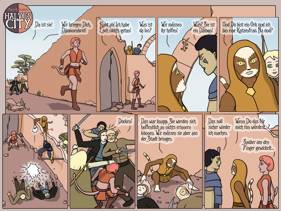 Halves City Comic