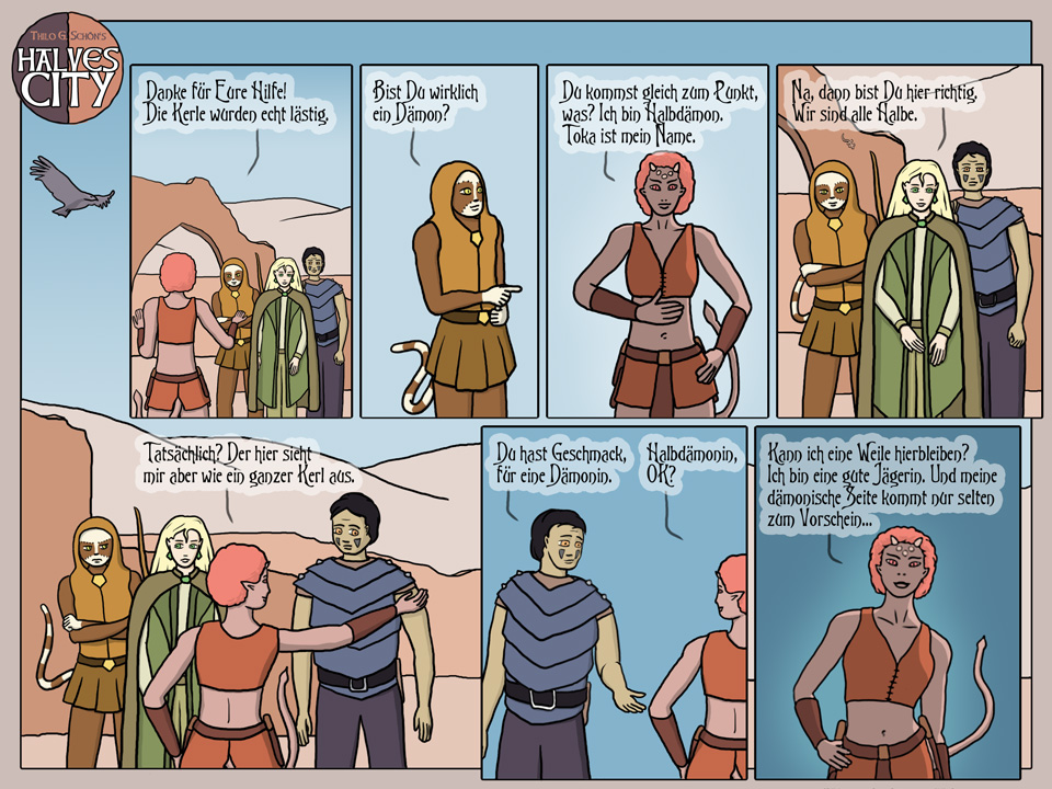 Halves City Comic